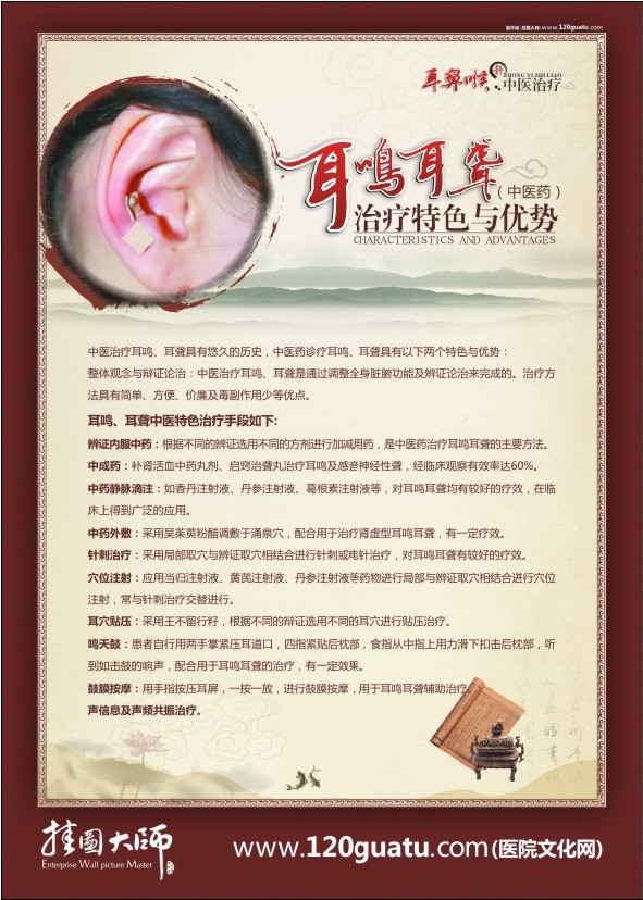 中醫(yī)五官科 五官科標語 耳鳴、耳聾中醫(yī)藥治療特色與優(yōu)勢