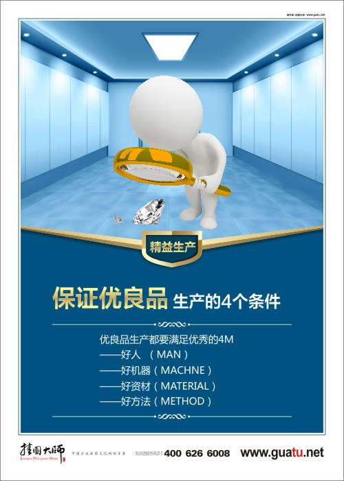 保證優(yōu)良品 生產(chǎn)的4個(gè)條件  企業(yè)生產(chǎn)宣傳標(biāo)語(yǔ)