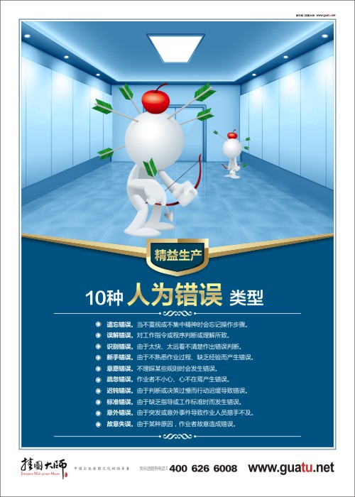 10種人為錯(cuò)誤類型 精益生產(chǎn)的口號(hào)