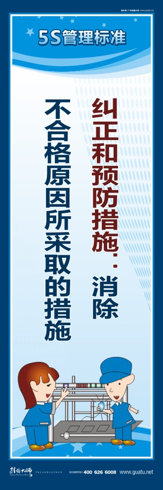 5s現(xiàn)場圖片 糾正和預(yù)防措施：消除不合格原因所采取的措施