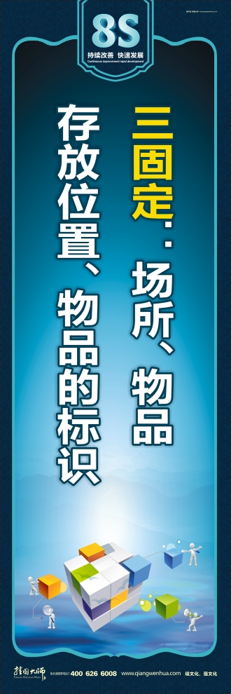 8s圖片 三固定：場所、物品存放位置、物品的標識