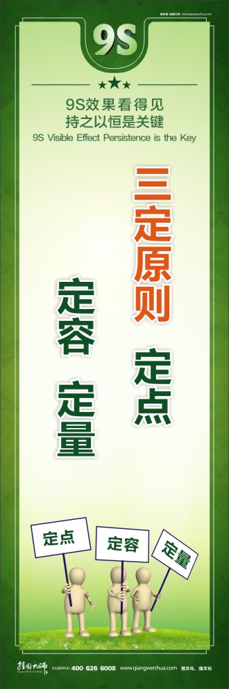 9S三定原則：定點、定容、定量