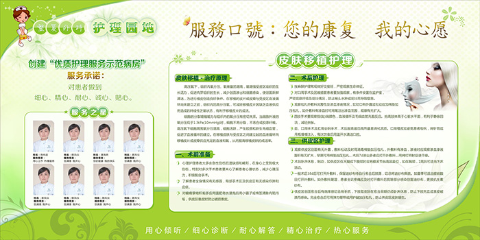 外科護(hù)理知識(shí) 醫(yī)院病房標(biāo)語(yǔ)優(yōu)質(zhì)護(hù)理服務(wù)標(biāo)語(yǔ) 優(yōu)質(zhì)護(hù)理服務(wù)圖片 皮膚移植護(hù)理
