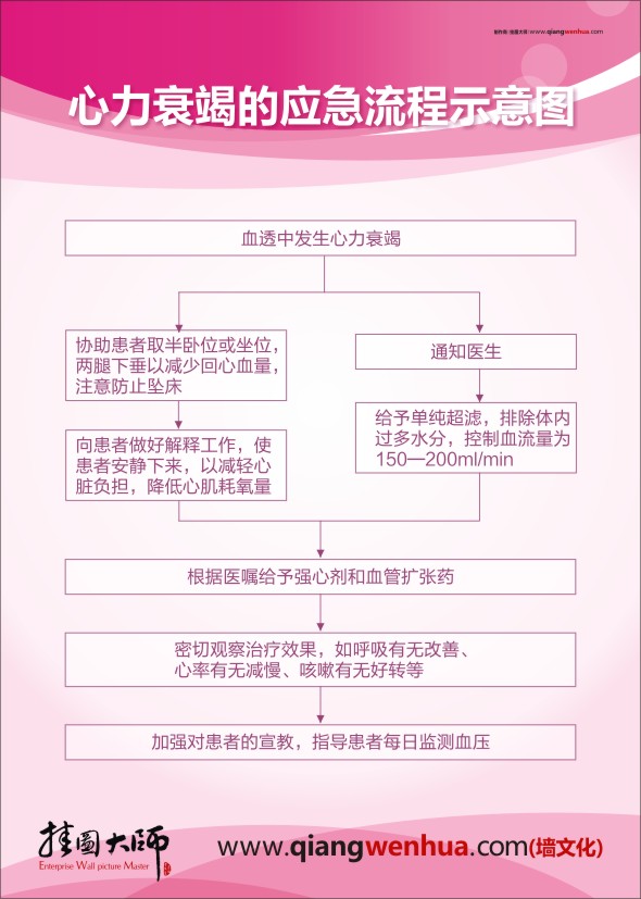心力衰竭的應(yīng)急流程示意圖