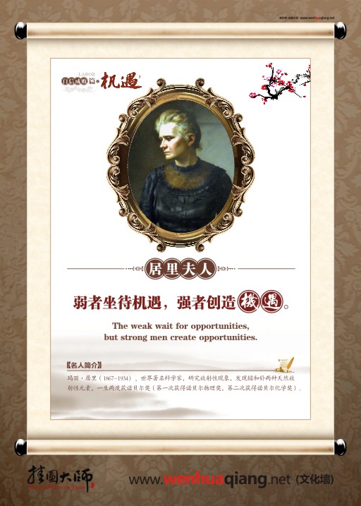 對待機遇的格言 弱者坐待時機，強者創(chuàng)造時機